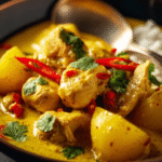 Authentic Thai Yellow Chicken Curry with Potatoes