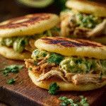 Avocado Chicken Arepas