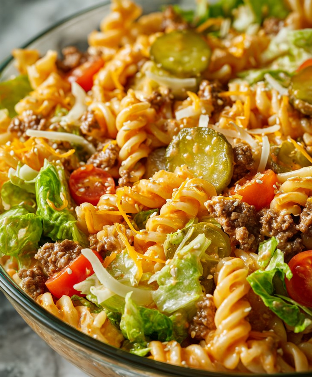 Big Mac–Style Pasta Salad