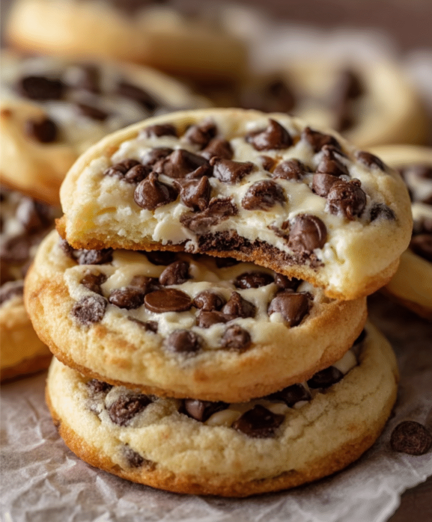 Chocolate Chip Cheesecake Cookies