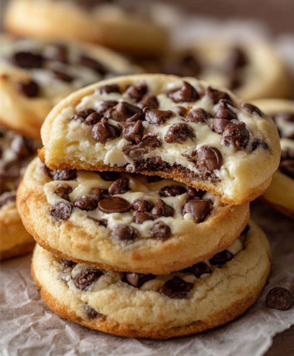 Chocolate Chip Cheesecake Cookies