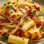 Classic Aglio e Olio with Fresh Parsley