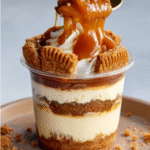 Cookie Butter Cheesecake Cups