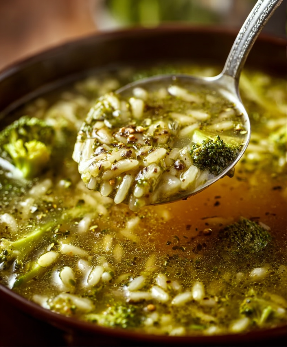 Cozy Italian Broccoli & Orzo Soup
