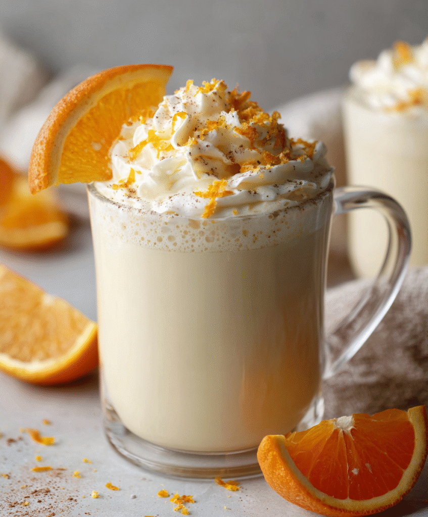 Cozy White Chocolate Orange Hot Cocoa