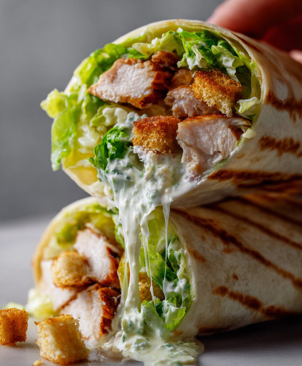 Crazy-Good 15-Minute Chicken Caesar Wrap