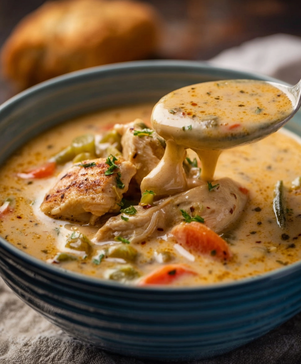 Creamy Cajun Chicken Soup