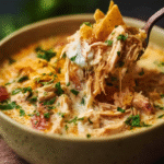 Creamy Chicken Tortilla Soup Bowl