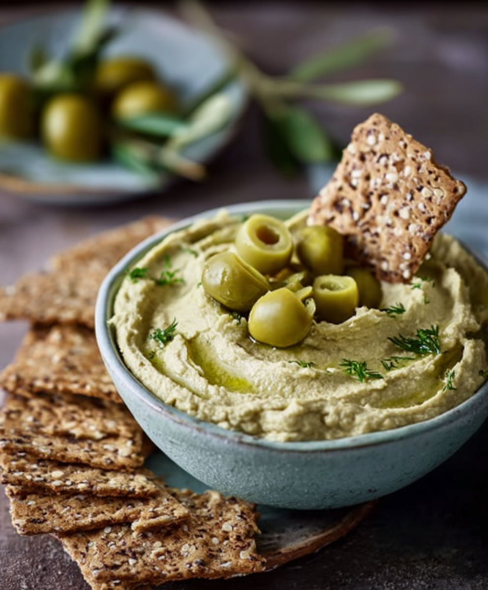 Creamy Olive Hummus Delight