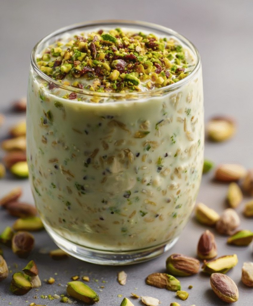 Creamy Pistachio Overnight Oats
