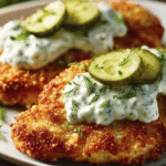 Crispy Dill Pickle Parmesan Chicken