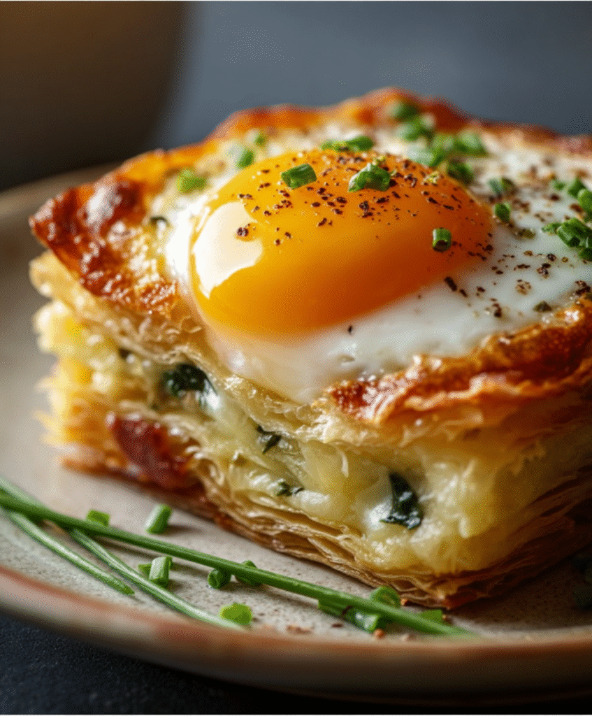 Easy Eggs Napoleon Brunch Stack