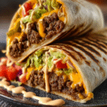 Homemade Big Mac Wraps with Special Sauce