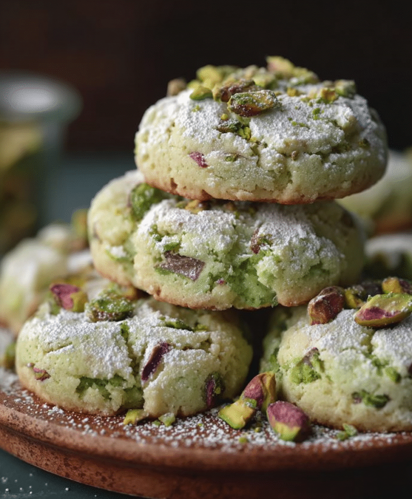 Irresistible Pistachio Wedding Cookies