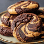 Peanut Butter Brownie Swirl Cookies
