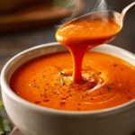 Roasted Red Pepper Gouda Soup