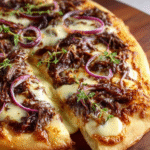 Short Rib Pizza with Smoked Gouda Cream