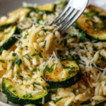 Zucchini & Lemon Orzo