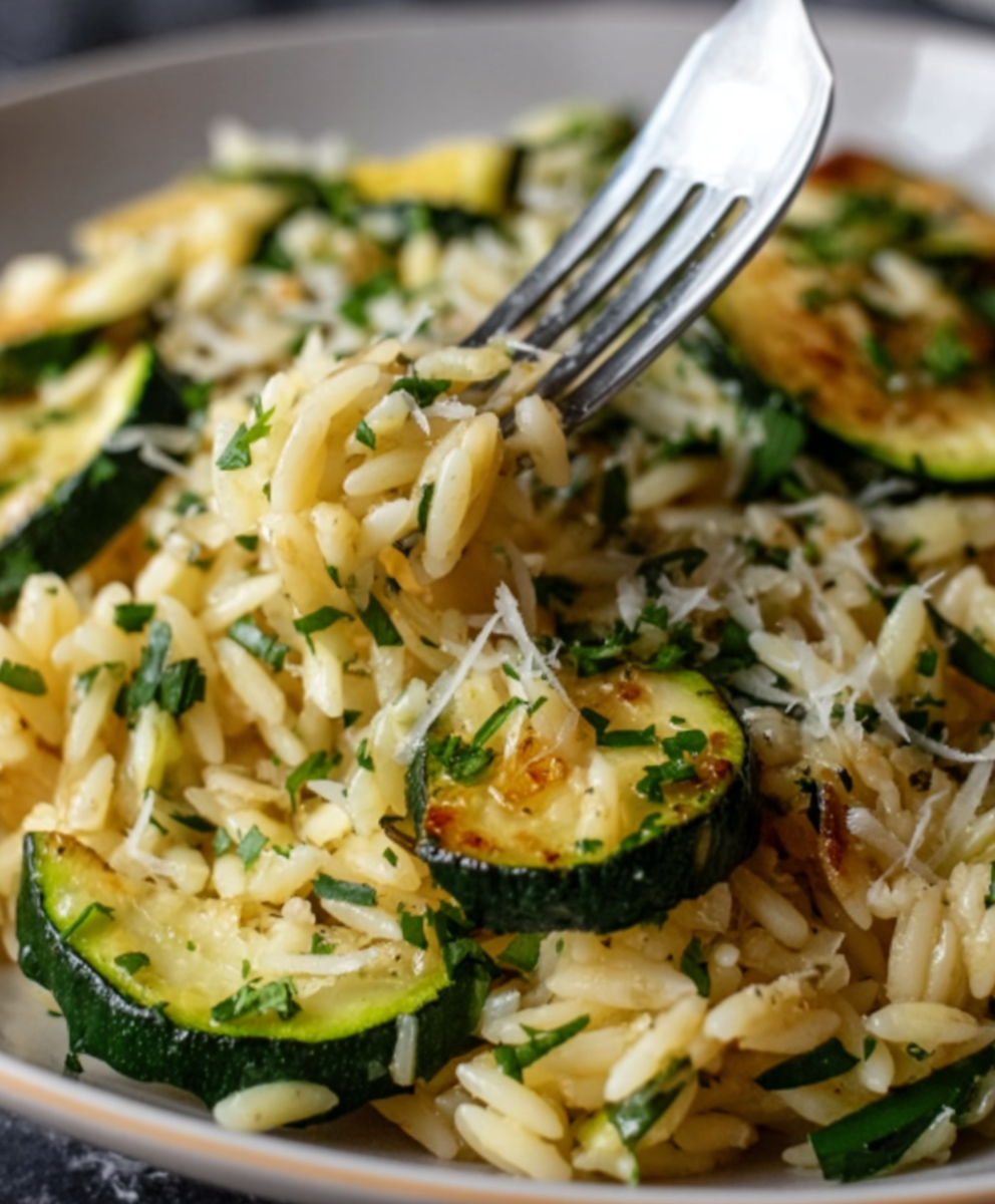 Zucchini & Lemon Orzo