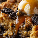 3-Ingredient Gooey Oreo Cobbler Bliss
