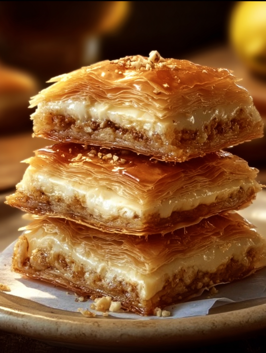 Baklava Cheesecake Sandwich Cookies