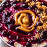 Blueberry Pie Swirl Overnight Oats
