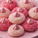 Blush Strawberry Kiss Cookies