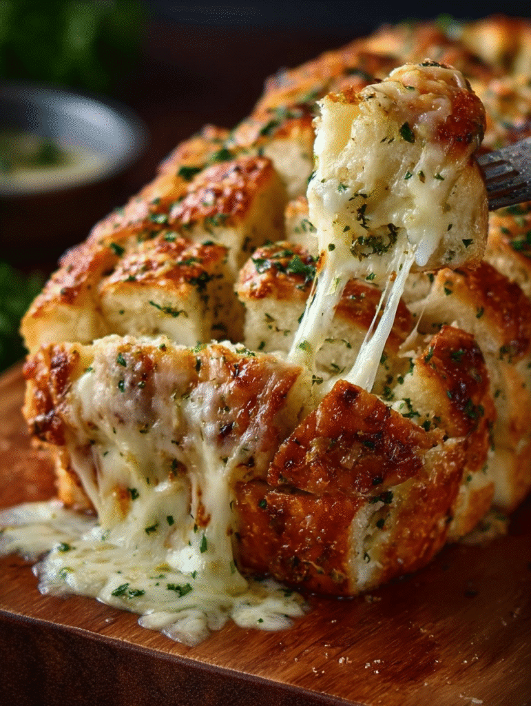 Cheesy Italian Pull-Apart Herb Bread