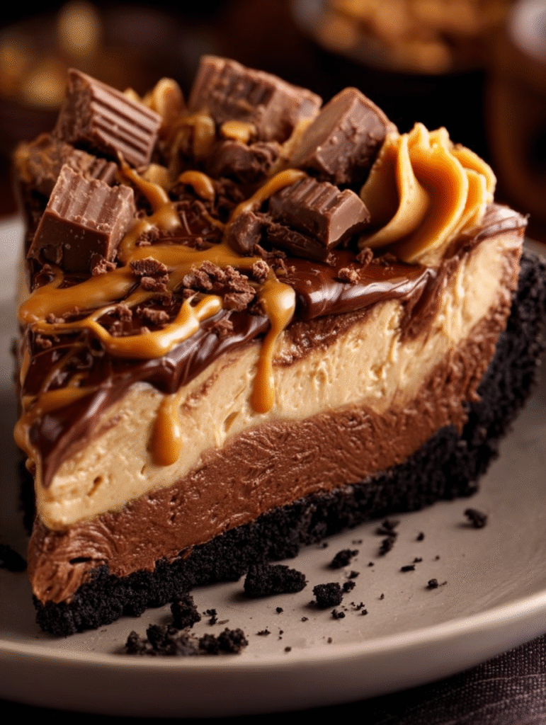 Chocolate Peanut Butter Dream Pie