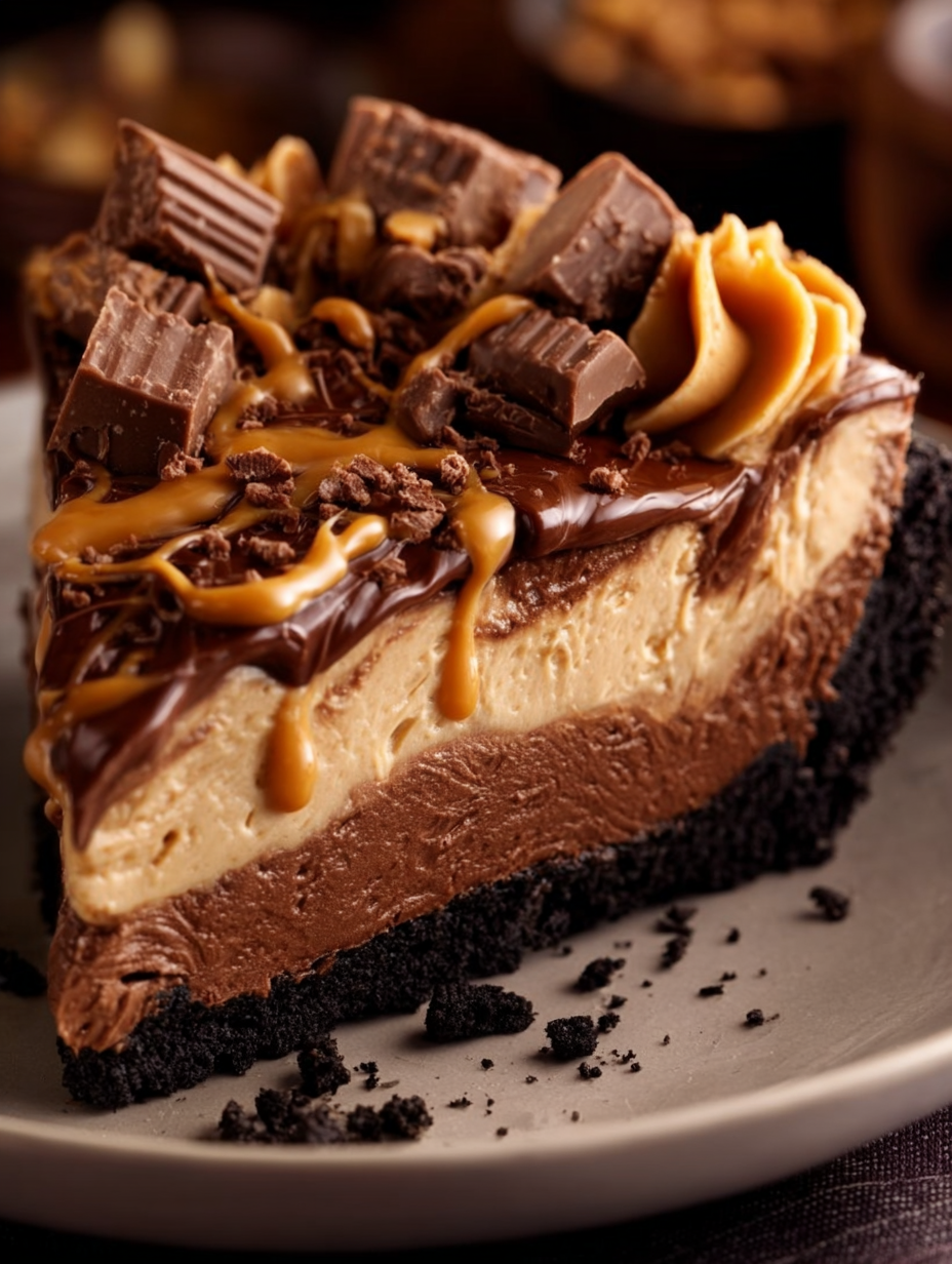 Chocolate Peanut Butter Dream Pie