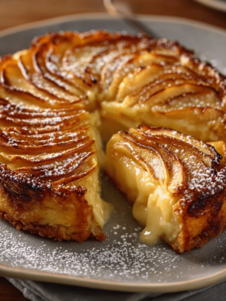 Creamy Apple Custard “Impossible” Pie