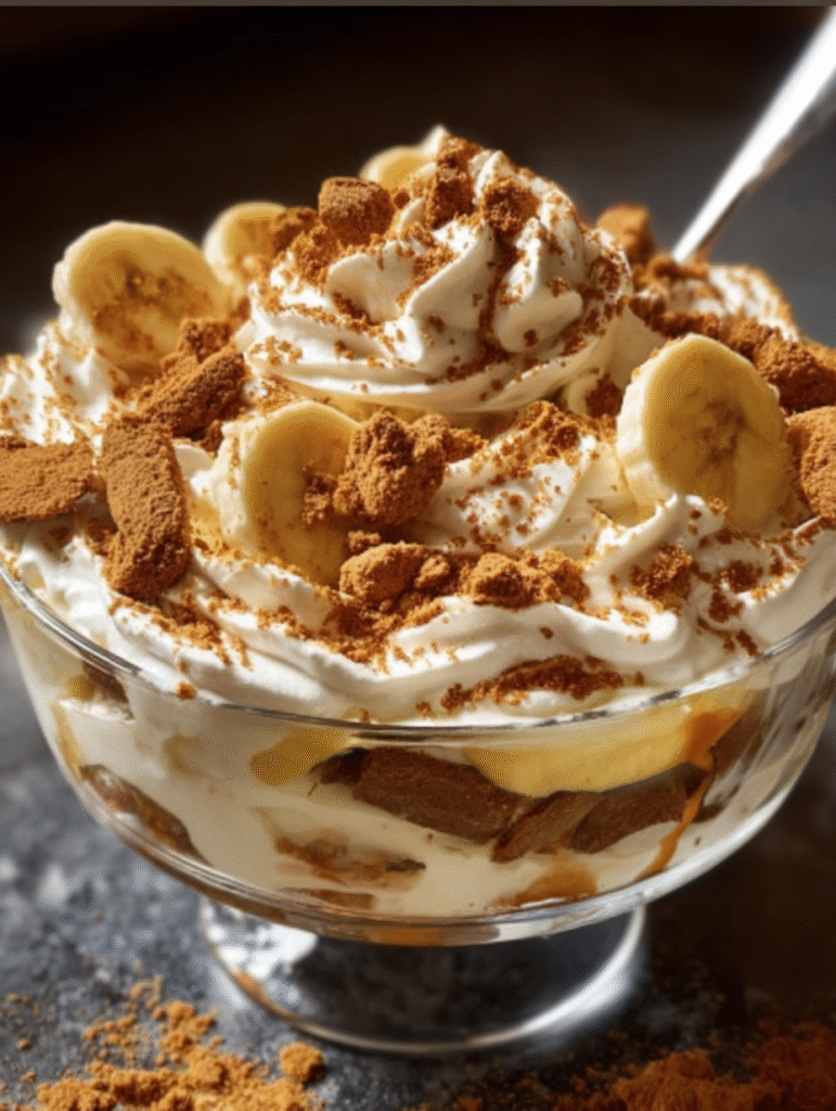 Creamy Biscoff Banana Pudding Bliss