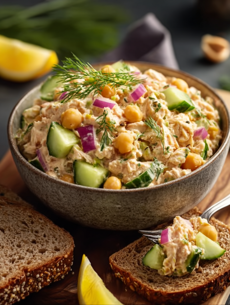 Flavorful Chickpea “Tuna” Salad