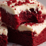 Fudgy Cream Cheese Red Velvet Brownies