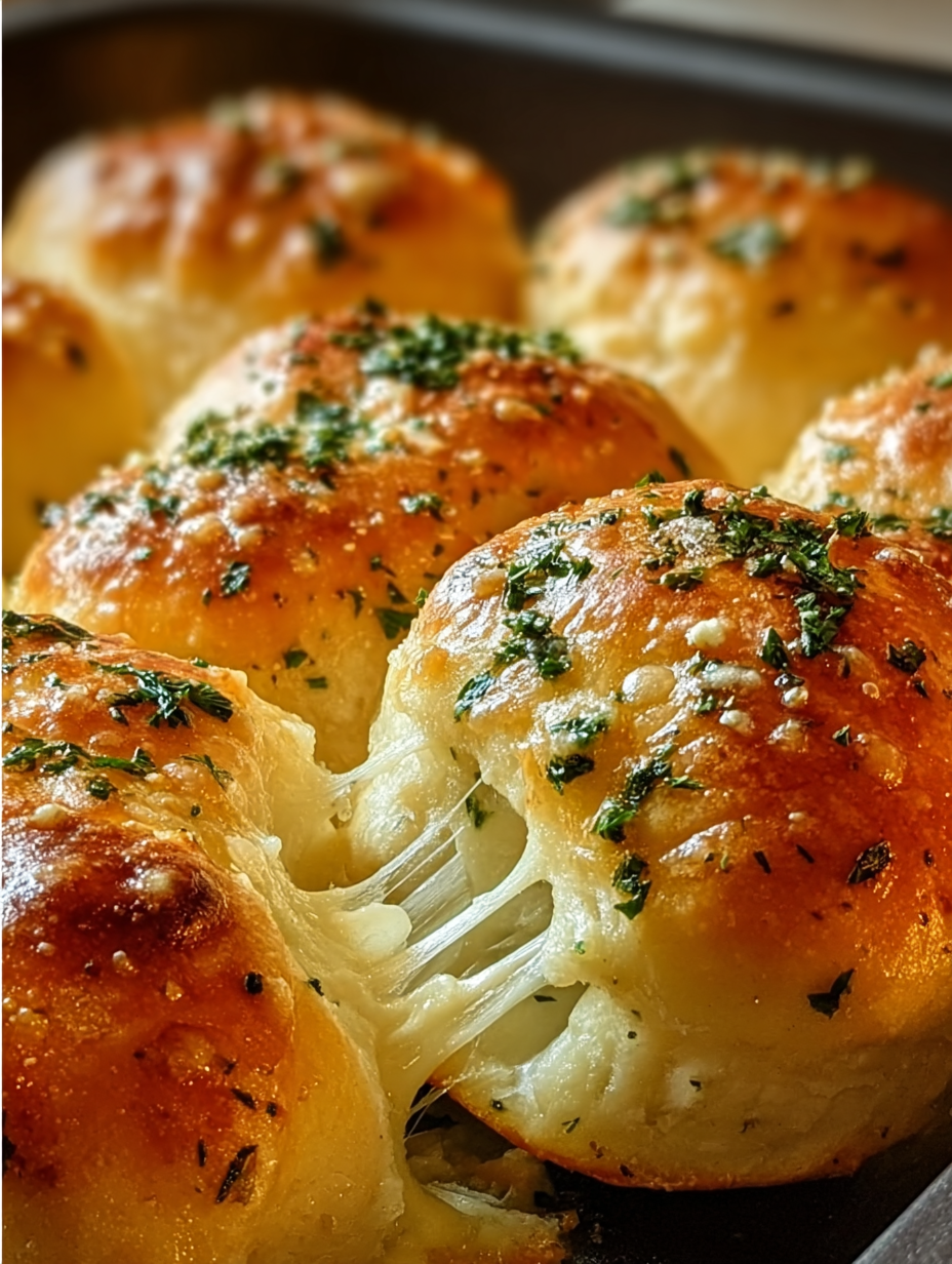 Garlic Butter Biscuit Cheese Bombs