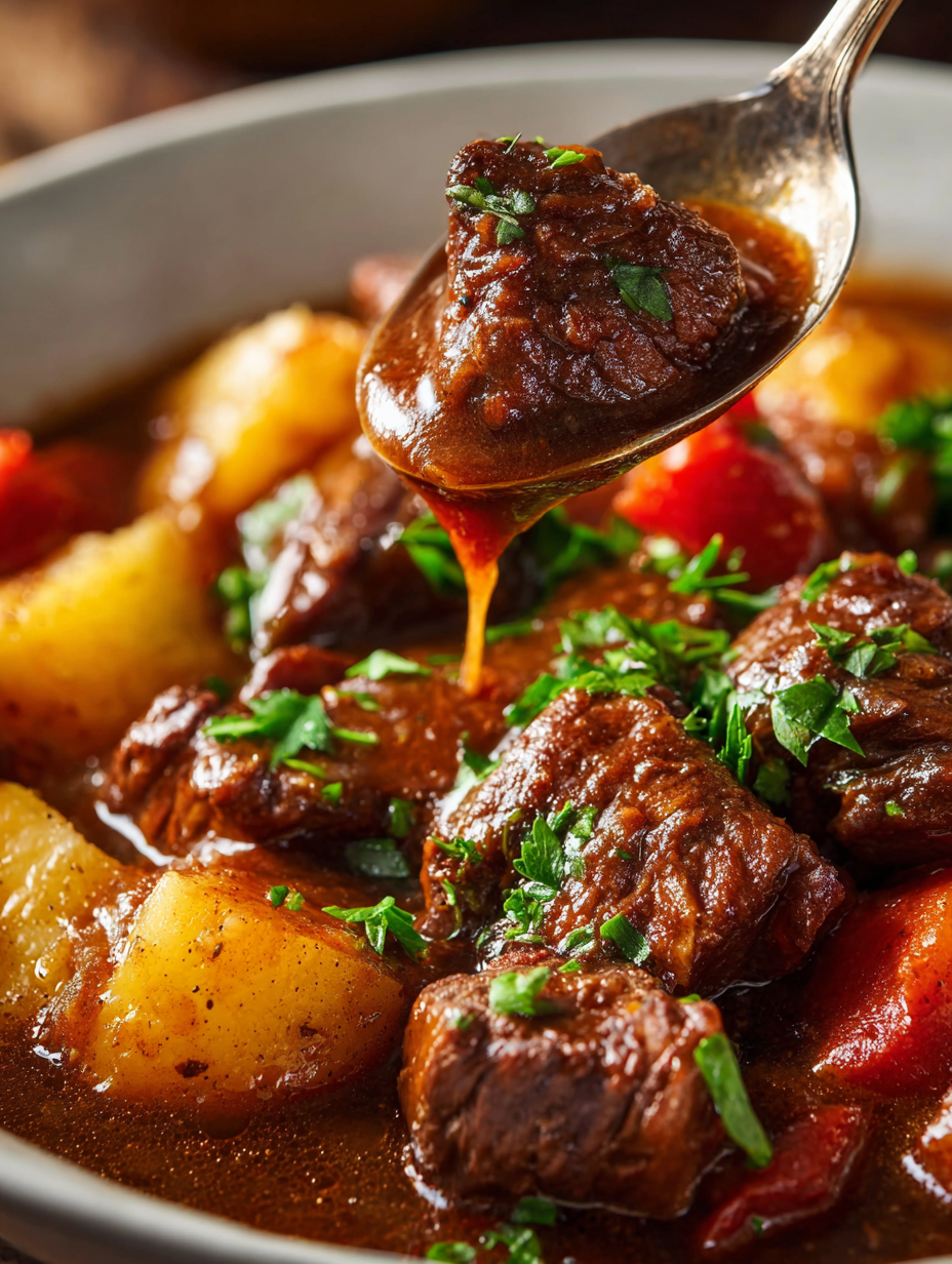 Hearty Old-Fashioned Beef Stew (Rich & Tender Classic)