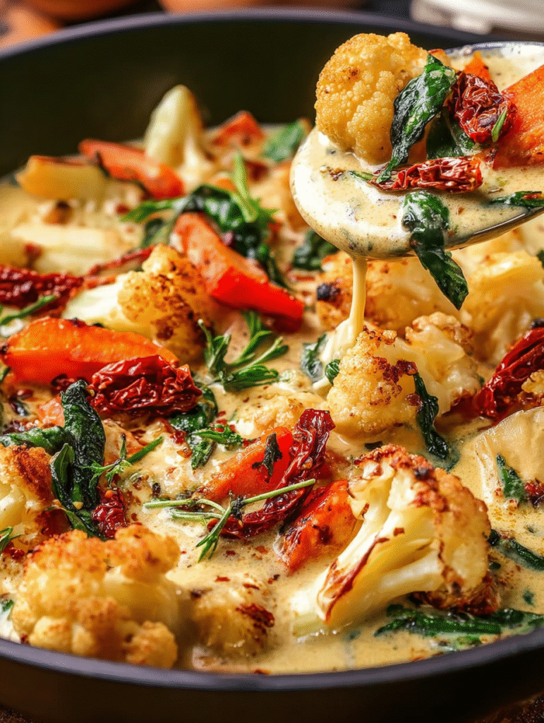 Marry Me Roasted Vegetables (Creamy Tuscan-Style Bake)