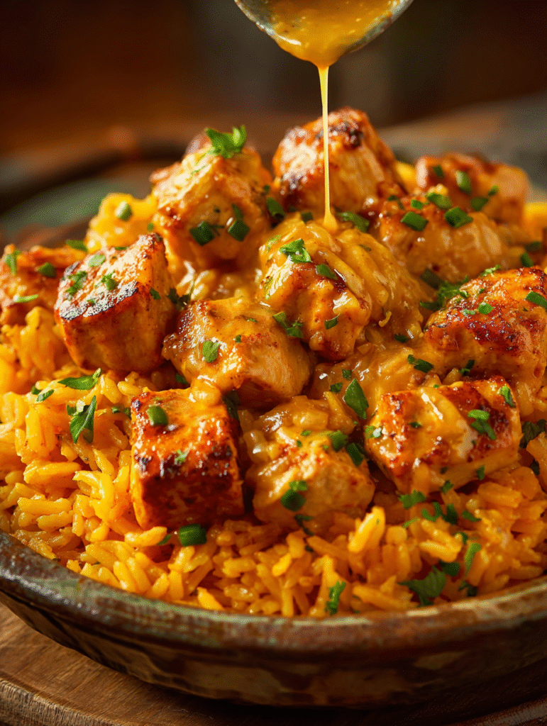 Portuguese Spicy Chicken & Saffron Rice (Bold One-Pan Comfort)