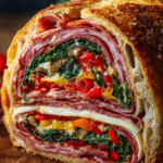 Pressed Italian Picnic Sandwich Loaf