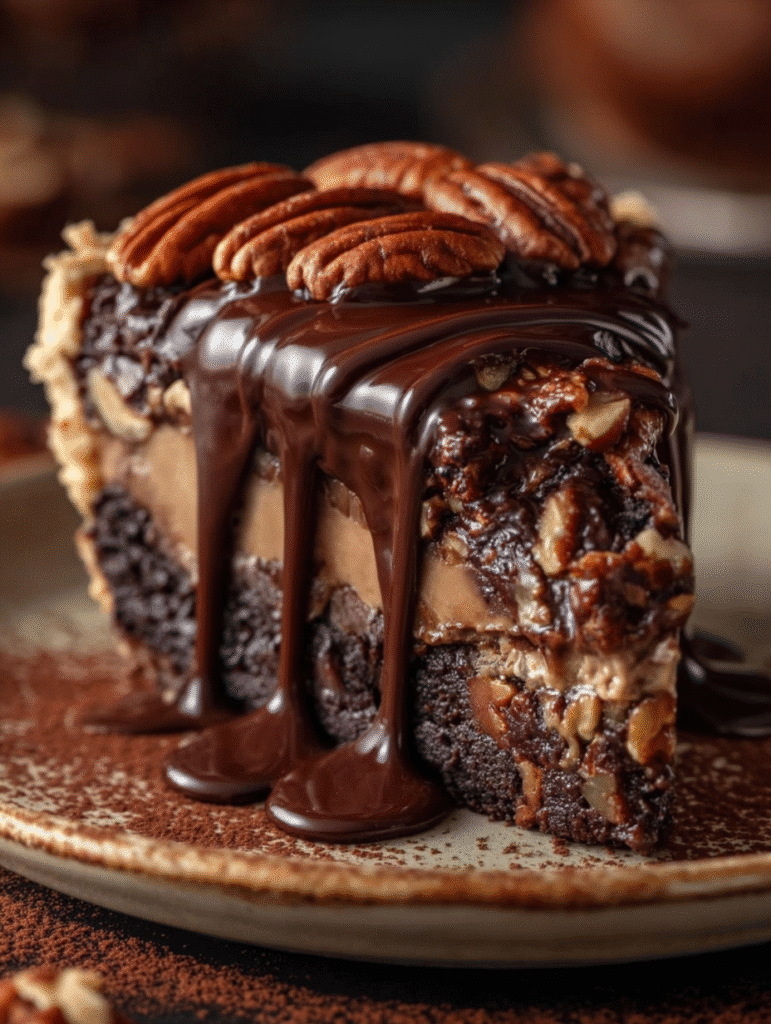 Texas Chocolate Pecan Pie Supreme