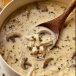 Ultra-Creamy Boursin Chicken Mushroom Soup