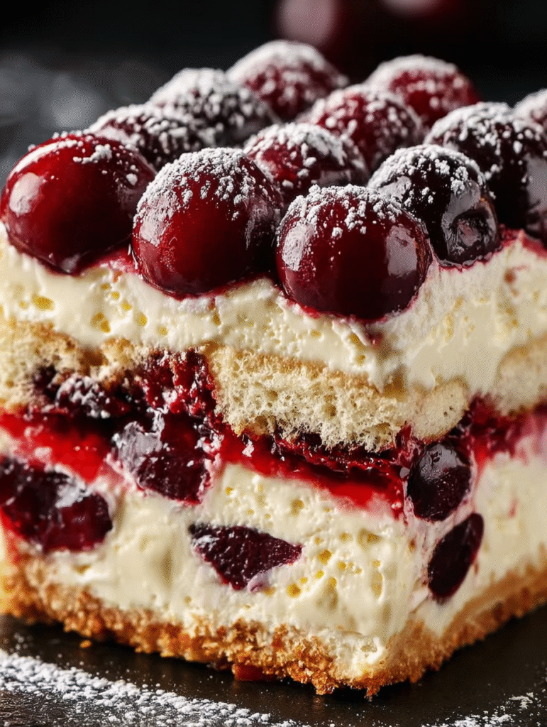 Velvet Cherry Amaretto Tiramisu Dream