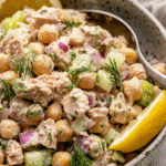 Lemon Dill Tuna & Garbanzo Power Salad